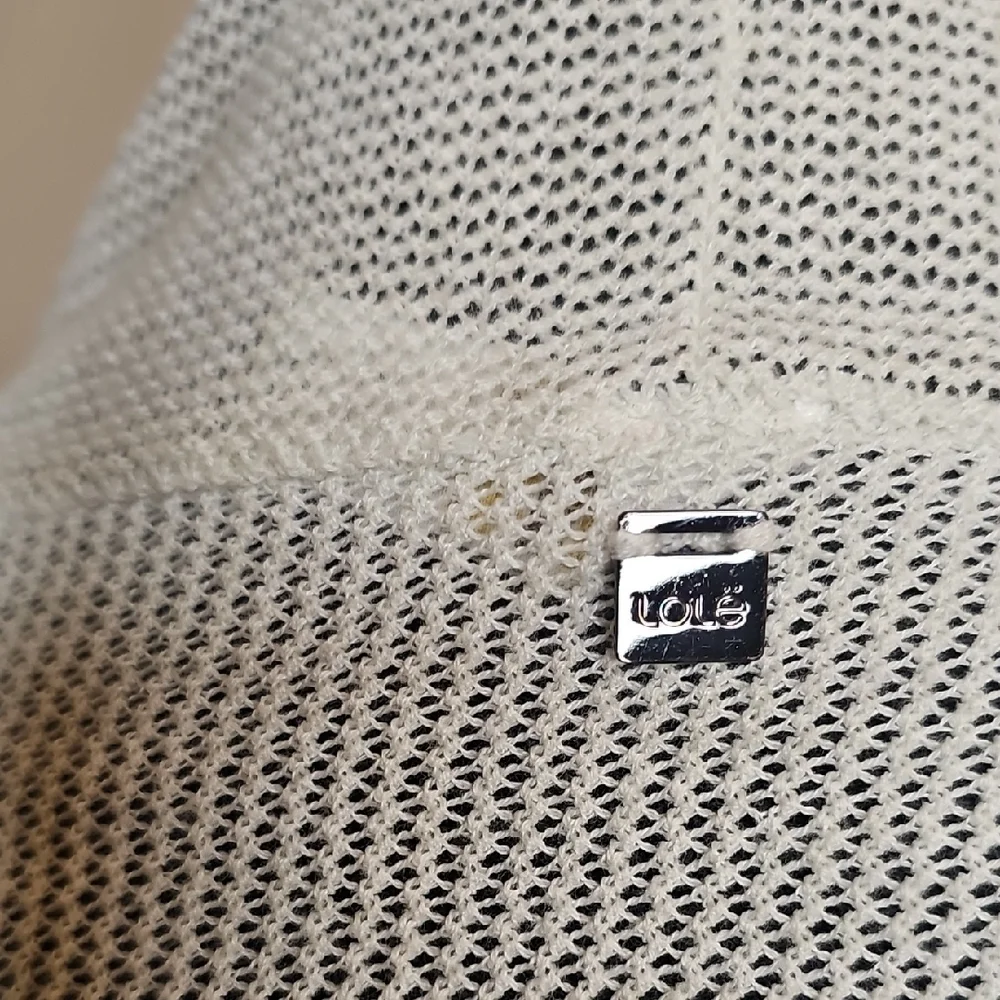 Lolë Light Weight And Light Greige Open-Front Women's Cardigan - Picture 9 of 10